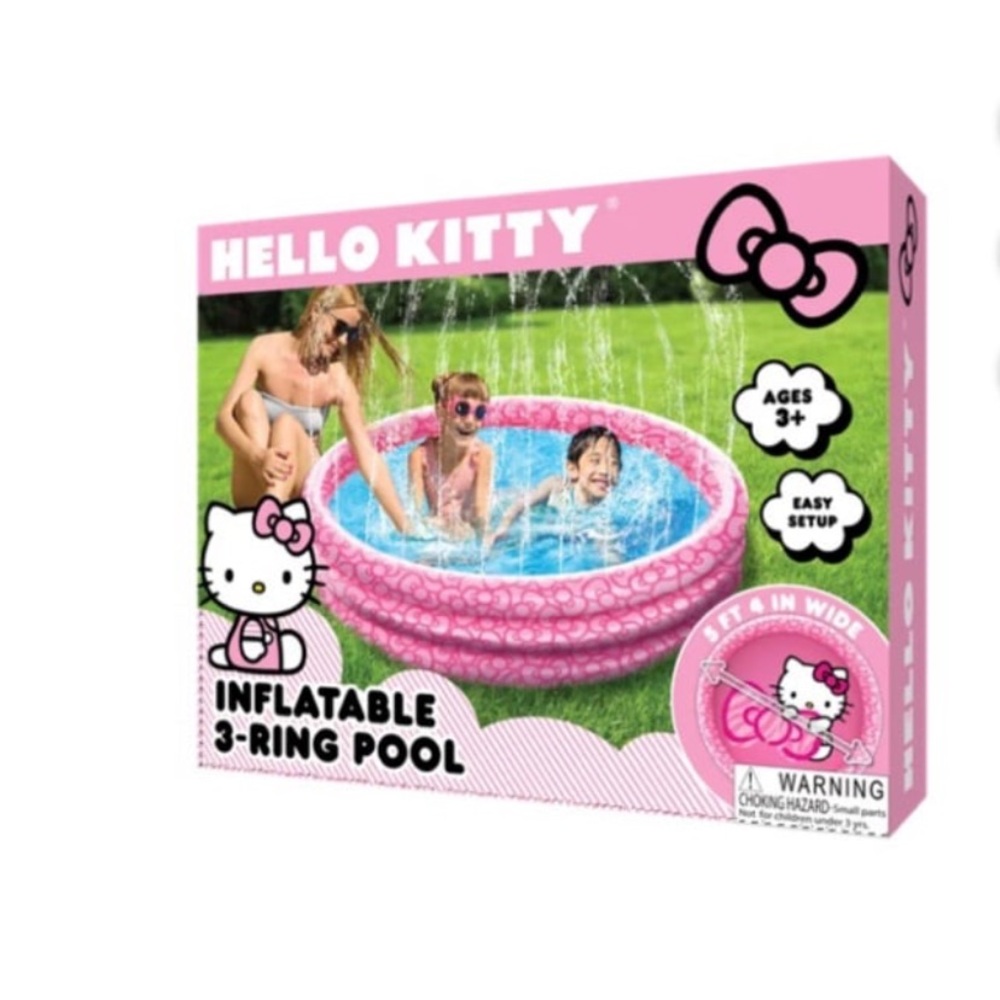 Hello Kitty NIOB Inflatable 3-Ring Kiddie Pool - Picture 9 of 10